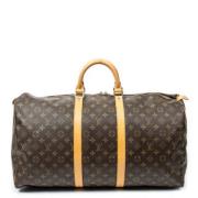 Pre-owned Canvas travel-bags Louis Vuitton Vintage , Brown , Dames