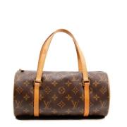 Pre-owned Canvas louis-vuitton-bags Louis Vuitton Vintage , Brown , Da...