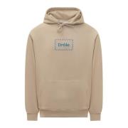 Grappige Hoodie Drole de Monsieur , Beige , Heren