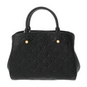 Pre-owned Leather louis-vuitton-bags Louis Vuitton Vintage , Black , D...