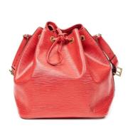 Pre-owned Leather louis-vuitton-bags Louis Vuitton Vintage , Red , Dam...