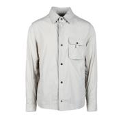 Nylon Shirt Herno , Gray , Heren