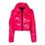 Korte Dames Puffer Jas Canadian Classics , Red , Dames