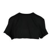 Katoenen T-shirt Pinko , Black , Dames