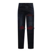 Jeans met vintage-effect Amiri , Blue , Heren