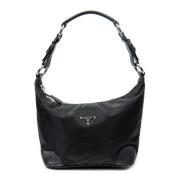 Pre-owned Canvas handbags Prada Vintage , Black , Dames