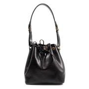 Pre-owned Leather shoulder-bags Louis Vuitton Vintage , Black , Dames