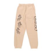 Cherubs Fleece Sweatpants met zakken Obey , Beige , Heren