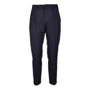 Elegante Wollen Broek Department Five , Blue , Heren