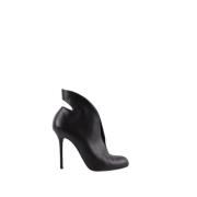 Pre-owned Leather heels Sergio Rossi Pre-owned , Black , Dames