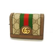 Pre-owned Plastic wallets Gucci Vintage , Brown , Unisex