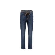 Hoge Taille Slim Fit Jeans Geisha , Blue , Dames