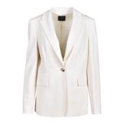 Elegante Blazer met Stretchstof Pinko , White , Dames