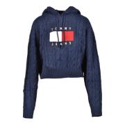 Casual Gebreide Trui Tommy Jeans , Blue , Dames