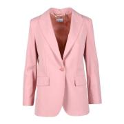 Elegante Blazer met Polyester Mix Marella , Pink , Dames