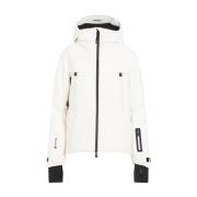 Witte Jas voor Modieuze Vrouwen Moncler , White , Dames