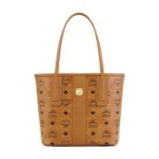 Omkeerbare Liz Shopper in Visetos MCM , Brown , Dames