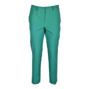 Elegante Getailleerde Broek Simona Corsellini , Green , Dames