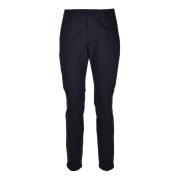 Katoen Elastaan Broek Dondup , Blue , Heren