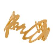 Armband "Mon aour" gemaakt van messing Balmain , Yellow , Dames