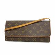 Pre-owned Fabric louis-vuitton-bags Louis Vuitton Vintage , Brown , Da...