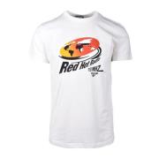 Witte T-shirt voor heren Diesel , White , Heren