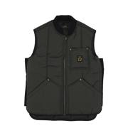 Bosgroene mouwloze vest met rits RefrigiWear , Green , Heren