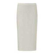 Midi Skirts Fabiana Filippi , White , Dames