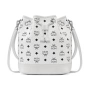 Dessau trekkoordtas in Visetos MCM , White , Dames