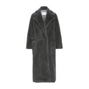 Grijze Teddy Jas Kadiak Stijl Max Mara , Gray , Dames