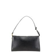 Pre-owned Leather louis-vuitton-bags Louis Vuitton Vintage , Black , D...