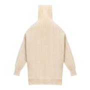 Luxe Ribgebreide Coltrui Avant Toi , Beige , Heren