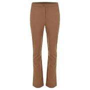 Elastische Band Basic Broek DNM Pure , Brown , Dames