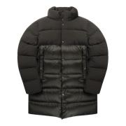 Eiderdown Nylon Parka voor koud seizoen Moorer , Black , Heren