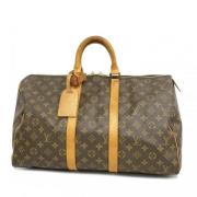 Pre-owned Fabric louis-vuitton-bags Louis Vuitton Vintage , Brown , Da...