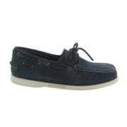 Portland Fleshout Bootschoenen Sebago , Blue , Heren