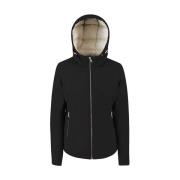 Zwarte Softshell Jas YES ZEE , Black , Dames