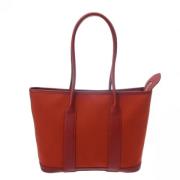 Pre-owned Leather handbags Hermès Vintage , Red , Dames