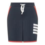 Geplooide Mini Rok Thom Browne , Blue , Dames