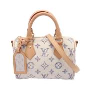 Pre-owned Leather louis-vuitton-bags Louis Vuitton Vintage , White , D...