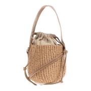 Woody Mini emmer schoudertas Chloé , Beige , Dames