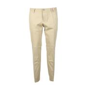 Katoen Elastaan Broek At.P.Co , Beige , Heren