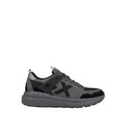 Zwarte Sneakers Kava Stijl Munich , Black , Heren