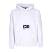 Witte Hoodie Lichtgewicht Tab Hoodie Iuter , White , Heren