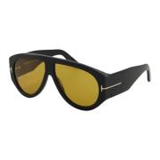 Stijlvolle 'Bronson' zonnebril in zwart Tom Ford , Black , Unisex