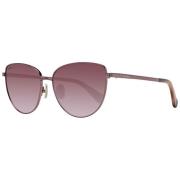 Bronzen Dames Cat Eye Zonnebril Max Mara , Brown , Dames