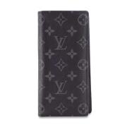 Pre-owned Canvas wallets Louis Vuitton Vintage , Black , Dames