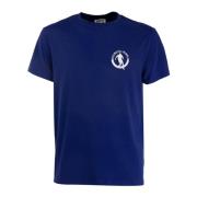 Heren T-shirt met Eigen Stijl Bikkembergs , Blue , Heren