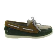 Portland Jib Docksides Schoenen Sebago , Green , Heren