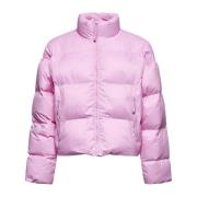 Roze Gewatteerde Pufferjas Balenciaga , Pink , Dames